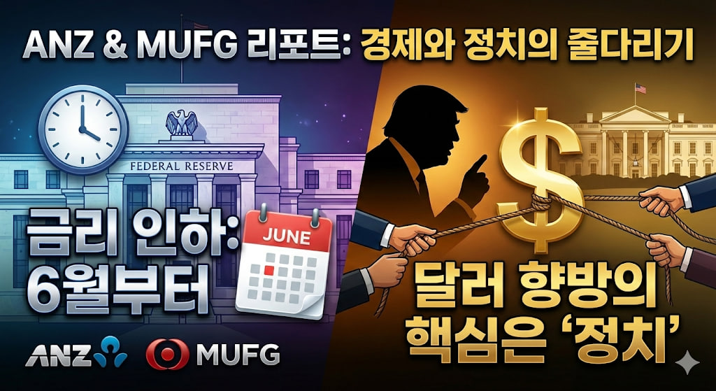 ANZ & MUFG 경제 분석 리포트 : 겉보기엔 뜨거운 경제 지표 이면에 물가 하락 추세와 트럼프 행정부의 변수