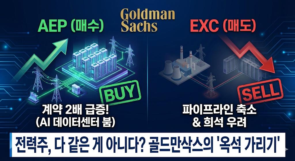 골드만삭스 미국 전력주 분석, 전력주라고 다 같은 전력주는 아니다