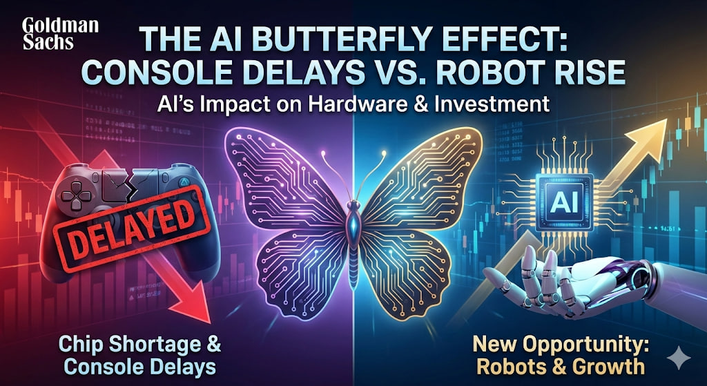 AI가 불러온 나비효과: 게임기 출시 지연과 로봇의 부상